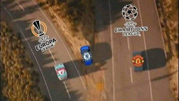 Entah Chelsea mau kle mana.... Foto: Twitter