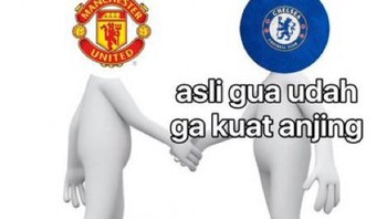 Chelsea sudah tidak kuat menghadapi cobaan. Foto: Twitter