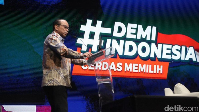 Menkominfo Budi Arie membuka acara #DemiIndonesia Cerdas Memilih. (Foto: Andhika Prasetia)