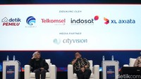 Pada sesi diskusi ini juga turut hadir Ketua Dewan Pers, Ninik Rahayu yang menjelaskan bahwa dalam problem media sosial yang menjadi pisau bermata dua jelang pemilu, pers juga memiliki peran. Menurutnya, pers bisa berperan sebagai wasit yang adil.  