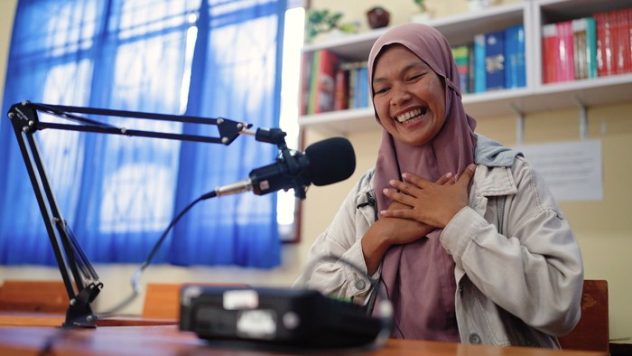Nurizam, guru honorer SMK 1 Bunguran Timur Laut dan guru bantu di SKB (Sanggar Kegiatan Belajar) Natuna.