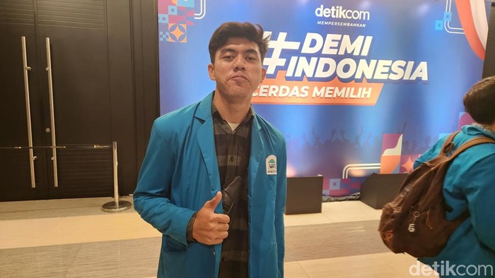 Sejumlah mahasisa antusias hadiri acara #DemiIndonesia Cerdas Memilih. (Adrial/detikcom)