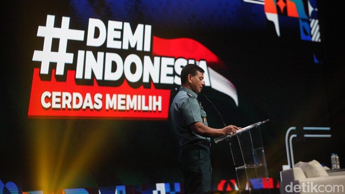 Staf Ahli Panglima TNI Bidang Polkamnas, Laksda Dato Rusman Sutan Nurdin. (Andhika Prasetia)