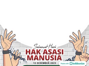Hari HAM Sedunia Diperingati 10 Desember, Ini 20 Link Twibbon Tersedia