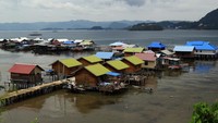 Kawasan kumuh itu kini nampak cantik nan asri.  
