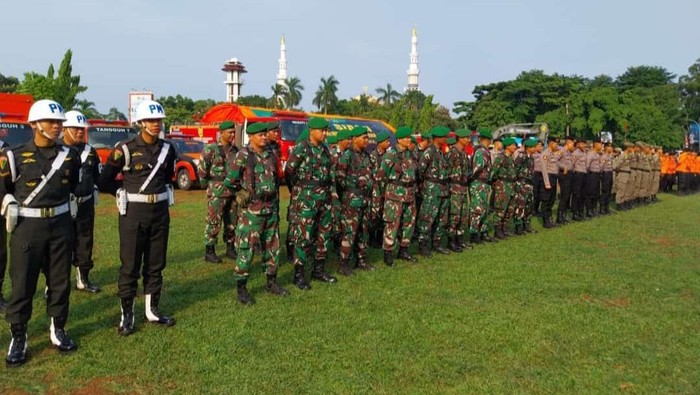 Apel siaga bencana di Kabupaten Bogor (Rizky/detikcom)