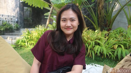 Ayu Sakura saat ditemui di Tegalalang, Ubud, Gianyar, Bali,  Selasa (24/10/2023). (Ni Made Maheswari Anindya Putri/detikBali)