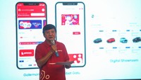Harry Sendiko, Founder & CEO Galemoru, hadir dalam acara launching Galemoru : Cara Baru Beli Mobil Baru,  Jakarta, Kamis (7/12/2023). Galemoru ingin menjawab kebutuhan konsumen otomotif di era digital dengan meluncurkan aplikasi Galemoru : Cara Baru Beli Mobil Baru Pake Aplikasi. Aplikasi all-in-one solutions untuk pembelian mobil baru secara online.