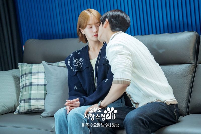 Cha Eun Woo dan Park Gyu Young dalam drama Korea A Good Day to Be a Dog