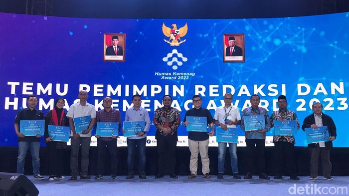 detikcom Raih Penghargaan Humas Kemenag Award 2023 kategori media terbaik.