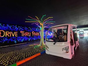 Pertama di Dunia! Drive Thru Park Ada di Kota Batu