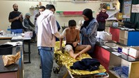 Dilaporkan Kementerian Kesehatan di kantong Palestina, Jumat (8/12), jumlah korban tewas warga Palestina akibat serangan Israel di Jalur Gaza bertambah menjadi 17.177 sejak 7 Oktober. REUTERS/Arafat Barbakh.