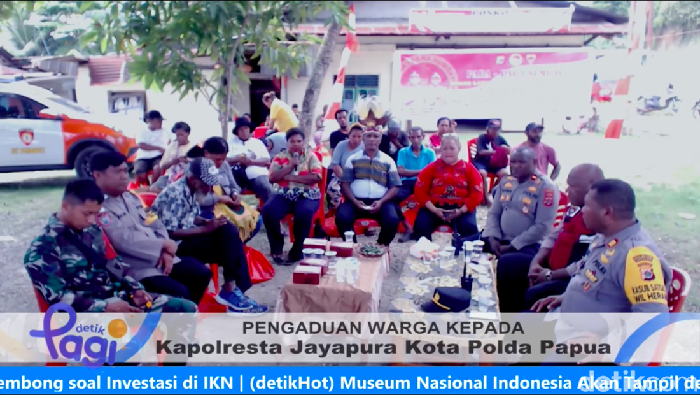 Jumat Curhat detikPagi bersama Kapolresta Jayapura Kota Kombes Vicktor
