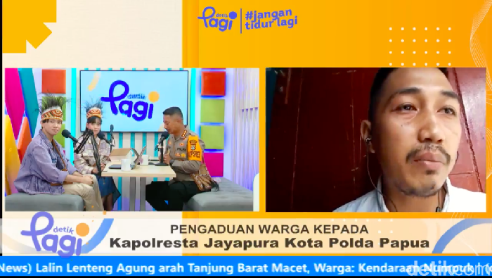 Jumat Curhat detikPagi bersama Kapolresta Jayapura Kota Kombes Victor Dean Mackbon