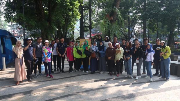 Keseruan Bandung Treasure Hunt pada Jumat (8/12/2023).