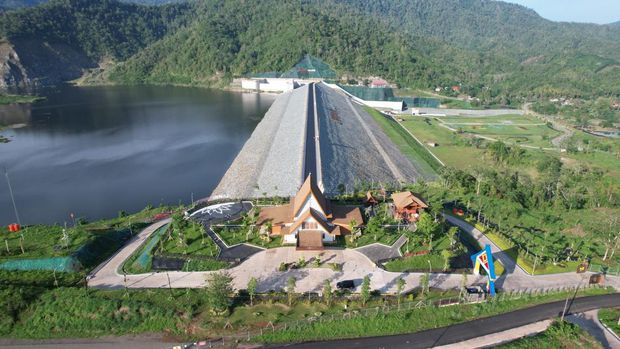 Lima bendungan yang siap diresmikan di awal 2024 yaitu Bendungan Karian, Cipanas, Sepaku Semoi, Tiu Suntuk, dan Lolak. (Dok. Kemen PUPR)