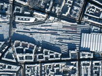 Potret Munich Memutih Akibat Salju