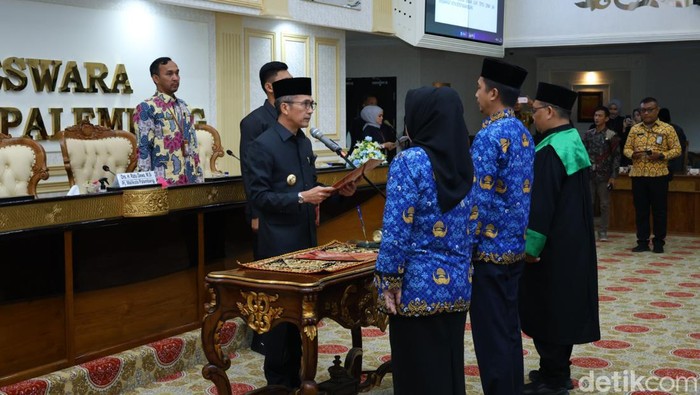 Pelantikan PPPK di Pemkot Palembang