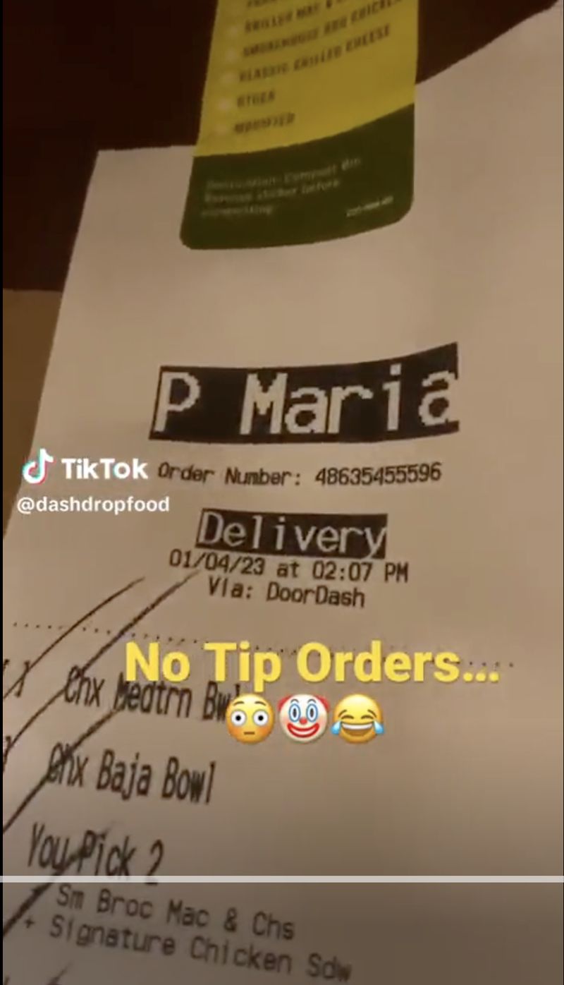 Pengantarnya Tidak Diberi Tip, Pesanan Makanan Rp 1,4 Juta Ini 'Dicuekin'