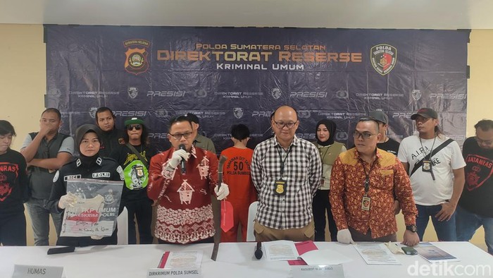 Polda Sumsel menagkap satu pelaku pembunuh Ilham saat tawuran