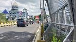 Potret Jembatan Suhat Malang Dipasang Pembatas