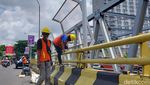 Potret Jembatan Suhat Malang Dipasang Pembatas