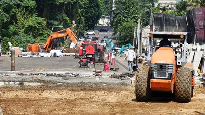 Melihat Progres Pembangunan Jembatan Otista Bogor