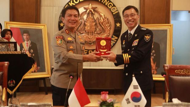 Sekolah Tinggi Ilmu Kepolisian (STIK) Lemdiklat Polri menerima kunjungan delegasi Kerean National Police University (KNPU).
