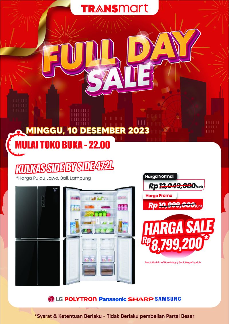 Transmart Full Day Sale-Kulkas