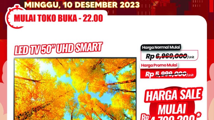 Transmart Full Day Sale- TV LED UHD
