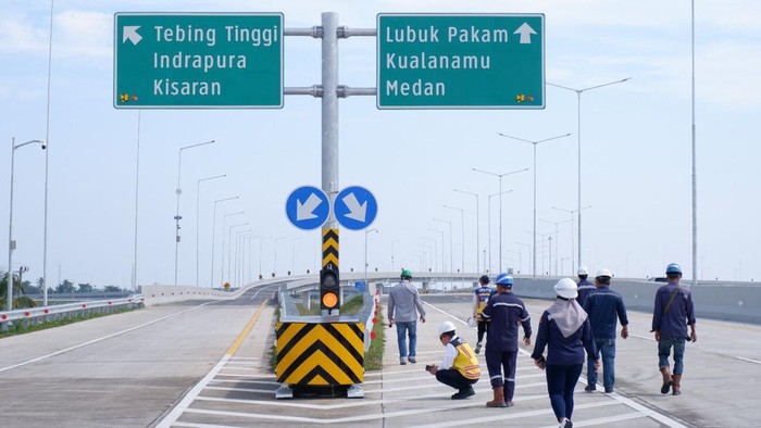 uji laik fungsi junction Tebing Tinggi. (Dok Hutama Karya)