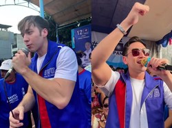 Jadi Caleg, Adu Gaya Stefan William Vs. Verrell Bramasta Saat Kampanye Blusukan