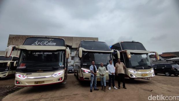 Bus PO Sembodo yang layani rute Jakarta-Wonogiri.