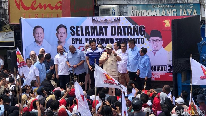 Calon Presiden (Cawapres) nomor urut 2, Prabowo Subianto. (M Afdal Afrianto/detikSumut)