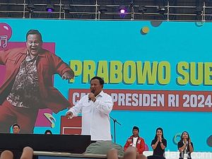 Prabowo Puji Kerja Jokowi: Kewalahan Juga Saya Jadi Menterinya