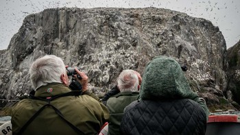 The Big Count hasil tangkapan kamera Danni Thompson menjadi pemenang di kategori Ecologists in Action. Foto: Danni Thompson/Capturing Ecology 2023