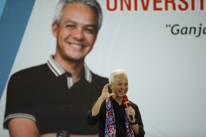 Ganjar Pranowo di Universitas Muhammadiyah Cirebon (UMC) (dok. Tim Ganjar)