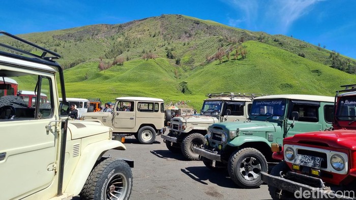 Panorama kawasan di Gunung Bromo.