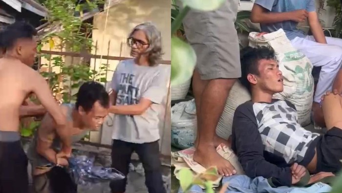 Jambret diamuk warga usai diteriaki bocah.