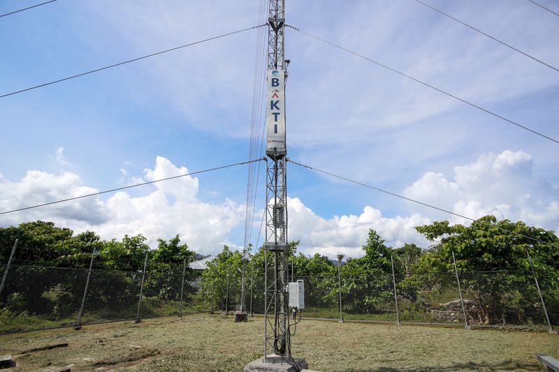 Jangkauan internet BAKTI Kominfo di Halmahera Utara.