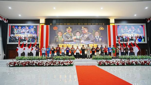 Kapolri-Panglima TNI deklarasi Pemilu Damai di Maluku (dok.istimewa)