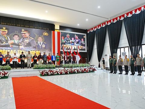 Kapolri-Panglima TNI deklarasi Pemilu Damai di Maluku (dok.istimewa)
