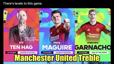 Ragam Meme MU Treble di Bulan November