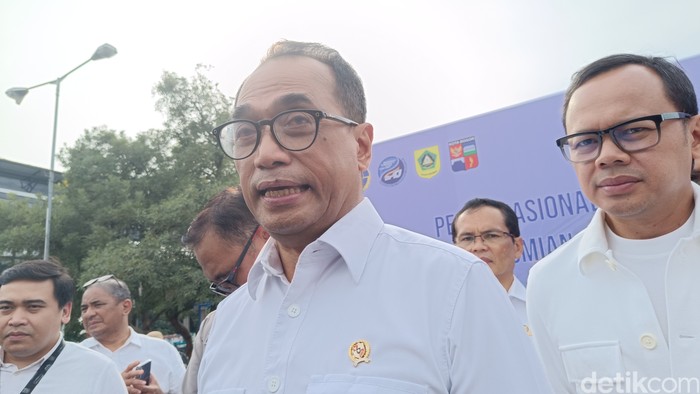Menhub Budi Karya Sumadi (Rizky Adha Mahendra/detikcom)