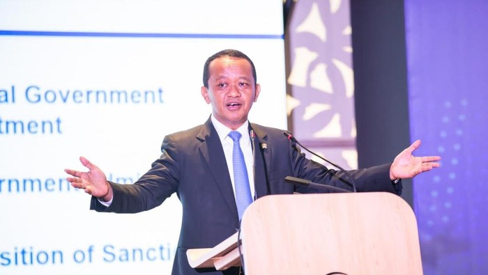 Menteri Investasi/Kepala BKPM Bahlil Lahadalia