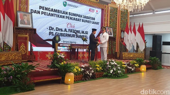 Pelantikan Pj Bupati Lahat M Farid
