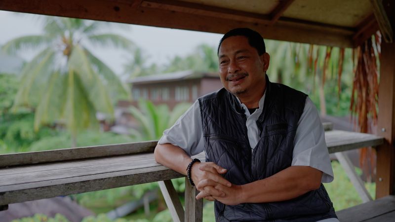 Pengelola Natuna Dive Resort Bobby Rozano