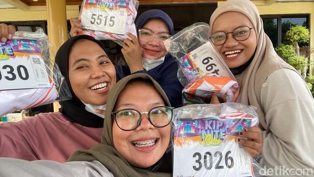 Peserta KIP Nite Run 2023.