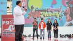 Potret Prabowo Hadiri Ultah PSI di Stadion Jatidiri Semarang
