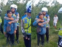 Pria yang Teriak saat Razia di Sumsel Ternyata Bawa Samurai-Tak Pakai Helm